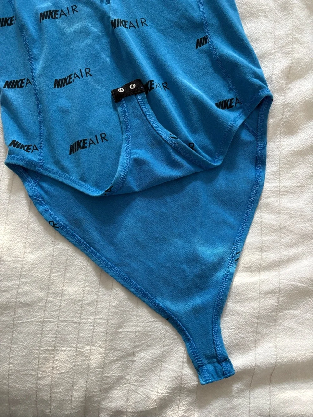 NIKE‎ AIR Women's Royal Blue Sleeveless Bodysuit Size Small Causal Workout Train